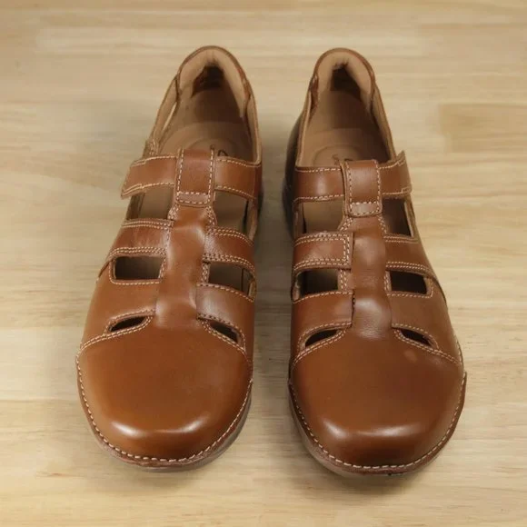 Clarks Unstructured appley strap fisherman sandals 7.5 - Picture 3 of 15